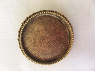 KWEGBC-GB Circle Brooch Gold Front